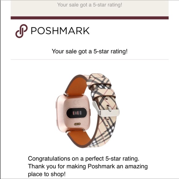 🎀 NEW Fitbit leather band Watch - Picture 6 of 7